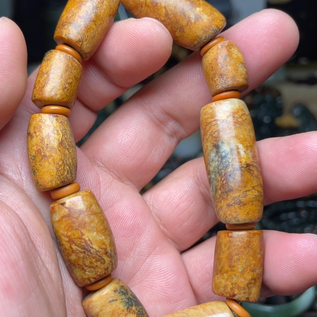 岫岩河磨玉（透闪石质玉）未镶嵌颈饰