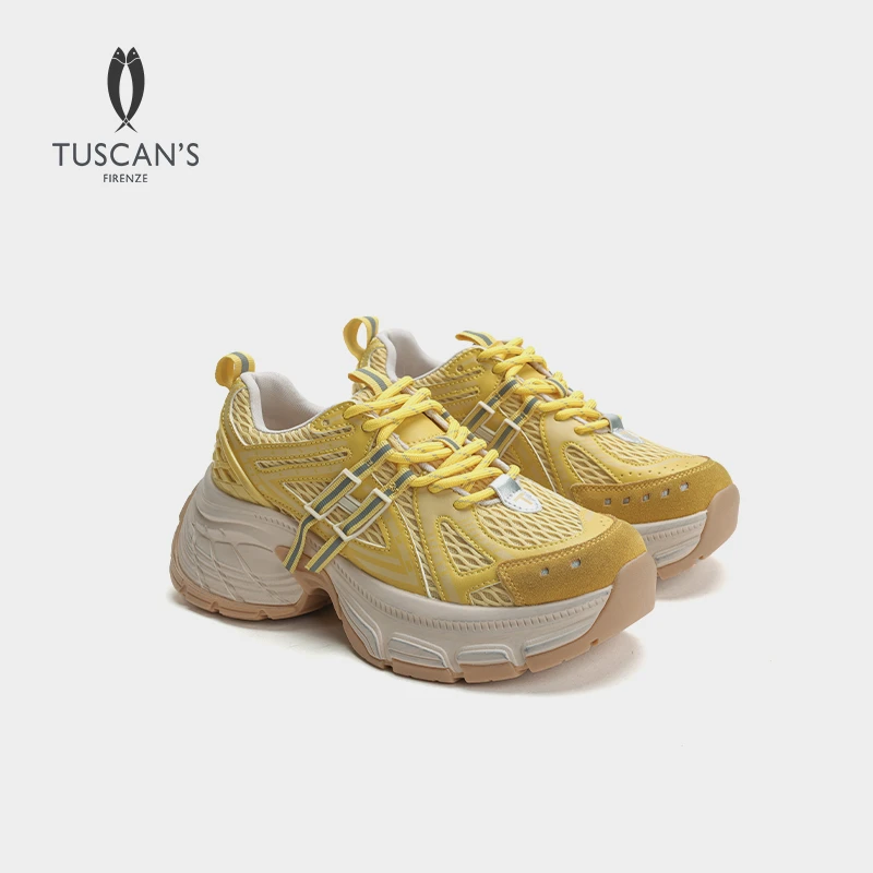 TUSCAN'S潮流厚底老爹鞋女士通勤休闲百搭运动鞋时代双鱼