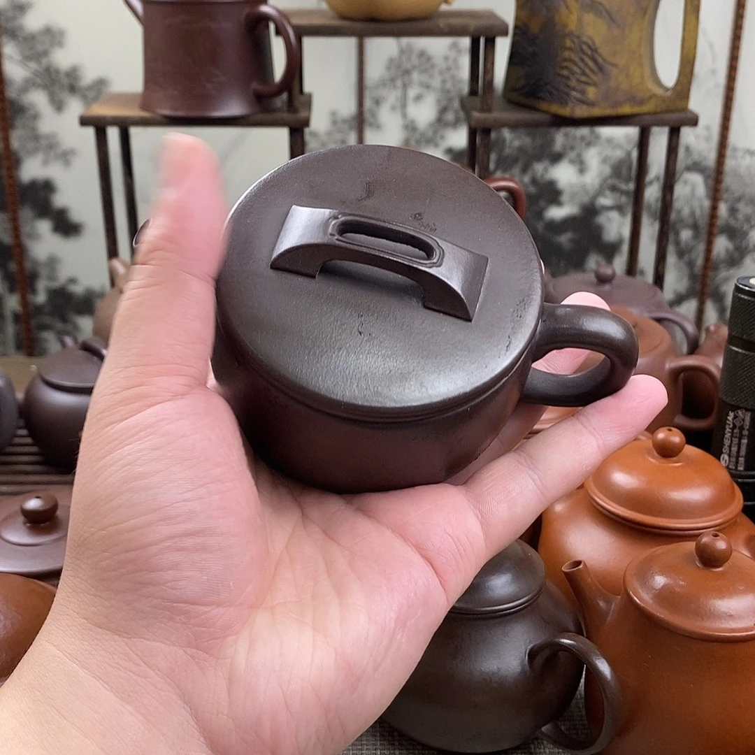 半***朱茶壶紫砂宜兴紫砂