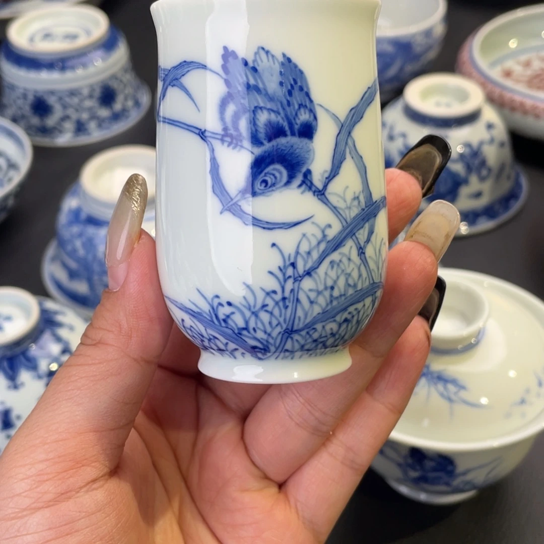 单翠手工闻香杯………………