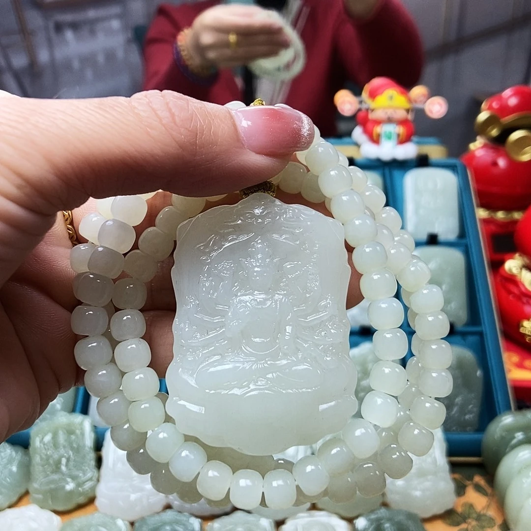 和田玉颈饰未镶嵌丽****享