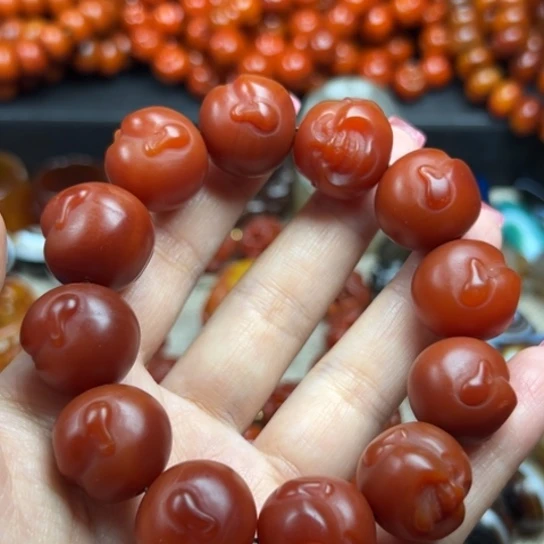 今***缘玛瑙/玉髓未镶嵌颈饰
