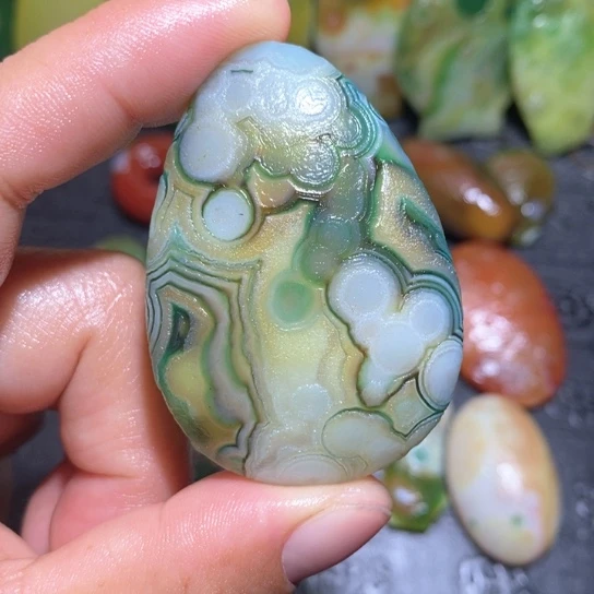 石英质玉珠宝半成品未镶嵌李*