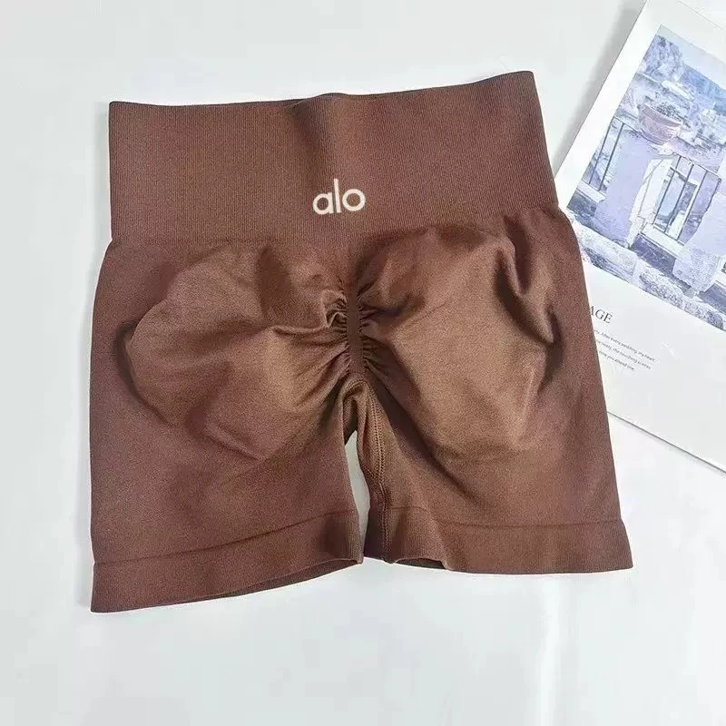 5号 夏季高腰紧身提臀高弹透气健身运动瑜伽适用跑步跳操短裤