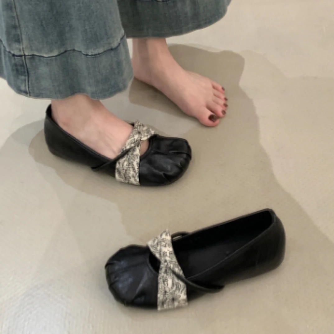 QS-1721-9法式内增高银色玛丽珍单鞋2025仙女风配裙子芭蕾舞鞋