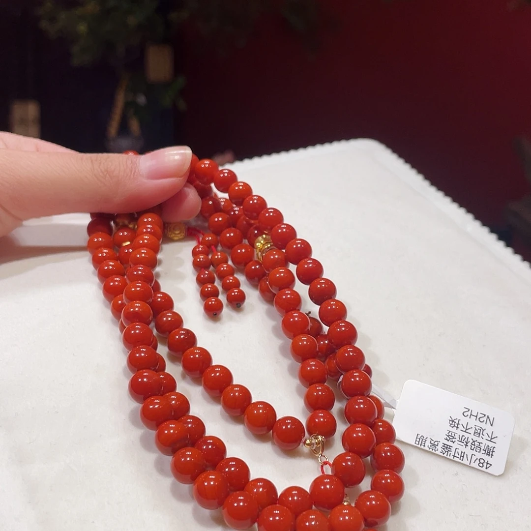 南红玛瑙未镶嵌颈饰