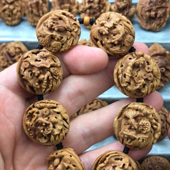 桃核手串桃核材质