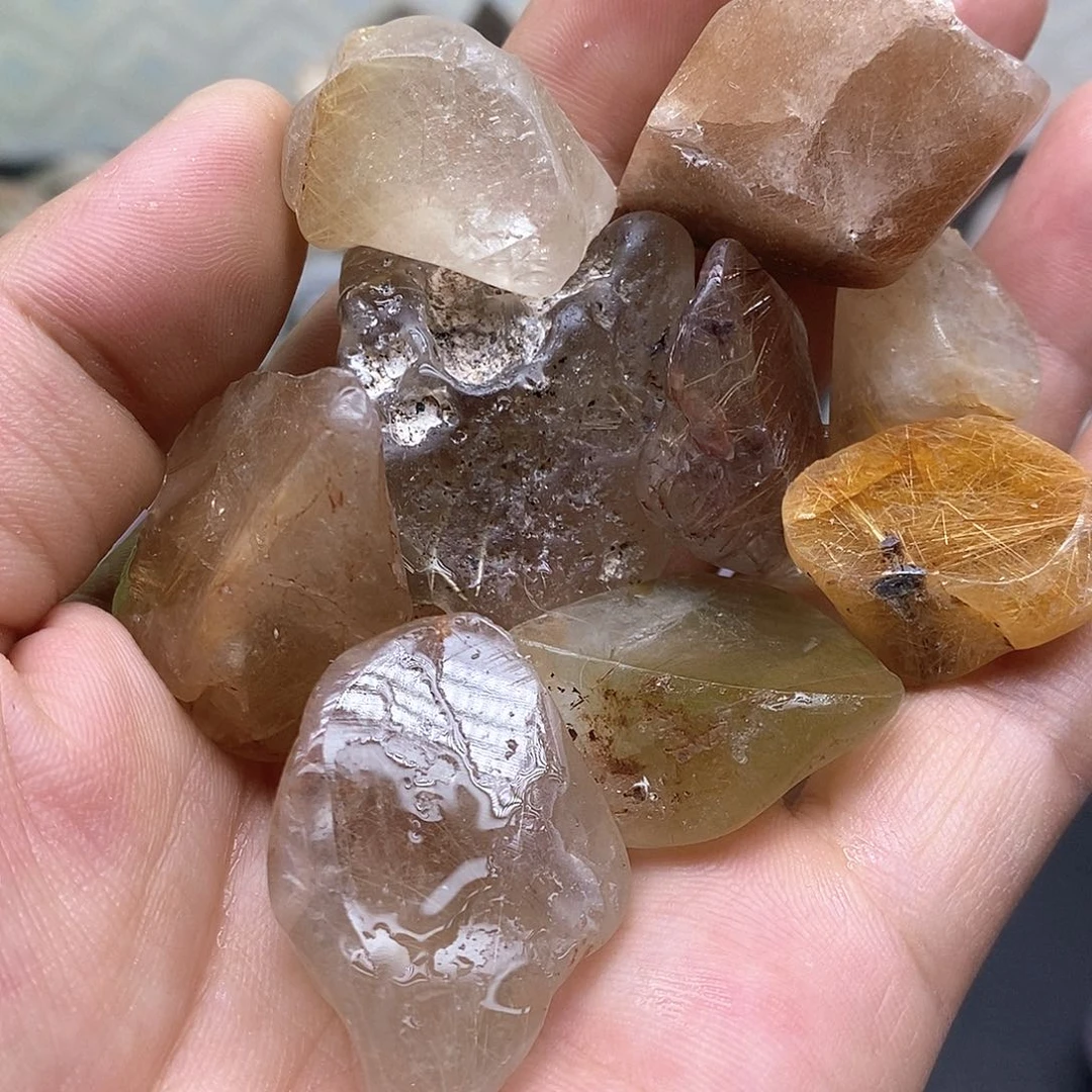 未镶嵌项圈水晶129水晶石