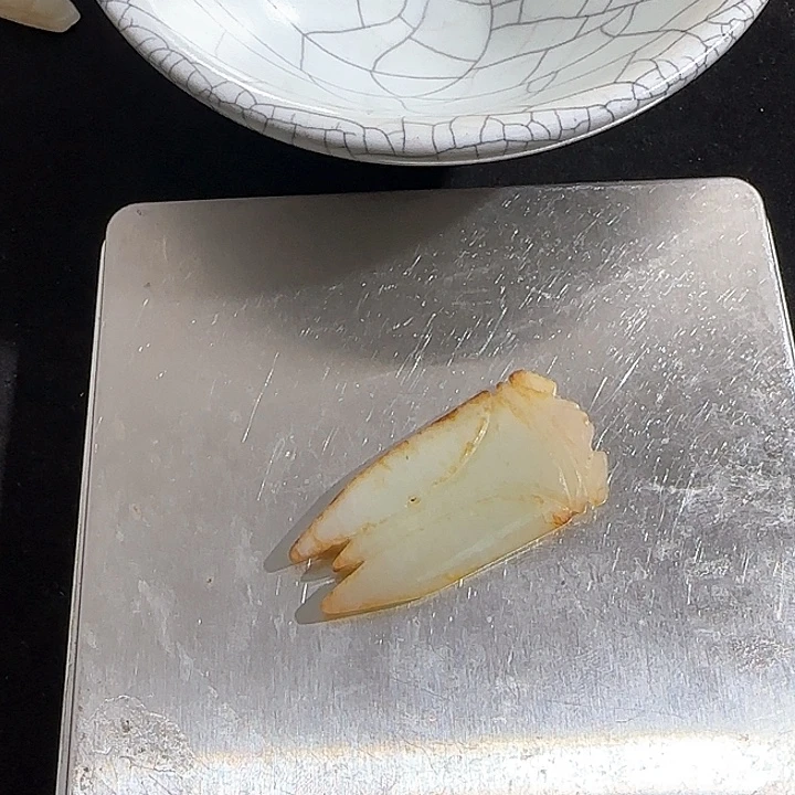 瓷片摆件恭喜发财工艺结缘223
