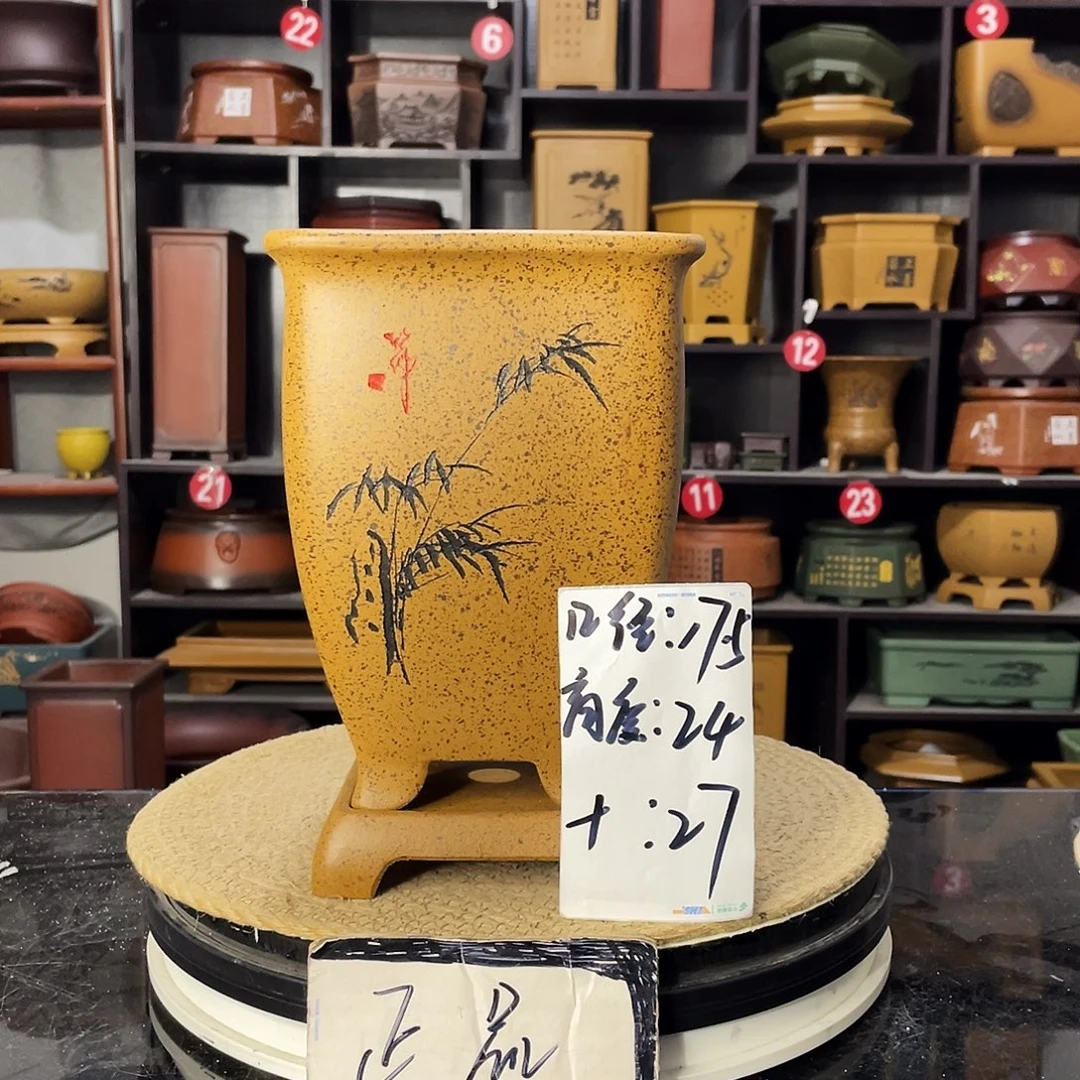 D-盆尚好紫砂花盆