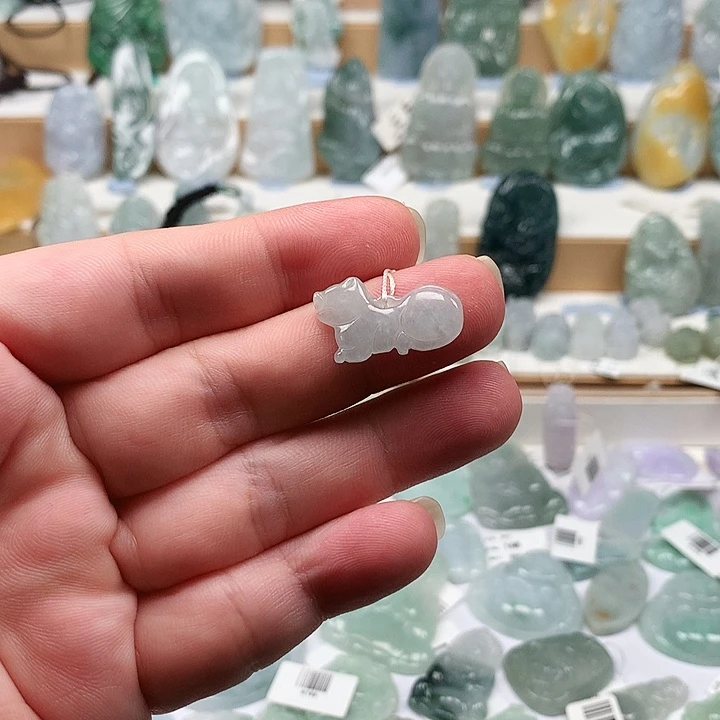 吊坠(不含链)未镶嵌翡翠35小猪