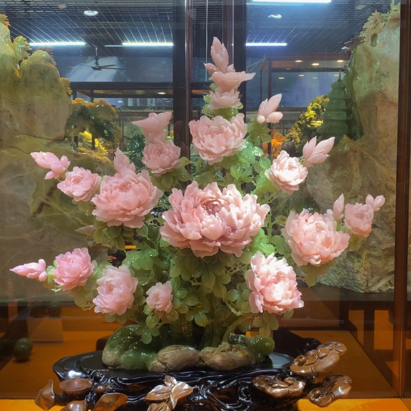 【闪购商品】未镶嵌蛇纹石玉摆件覆膜