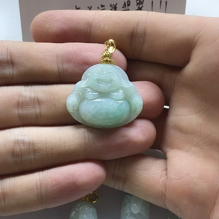 翡翠未镶嵌颈饰天然缅甸a货翡翠