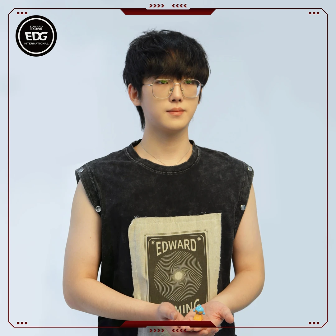 【EDG】- 美式可拆卸无袖T恤水洗黑纯棉短袖夏季甜酷中性风