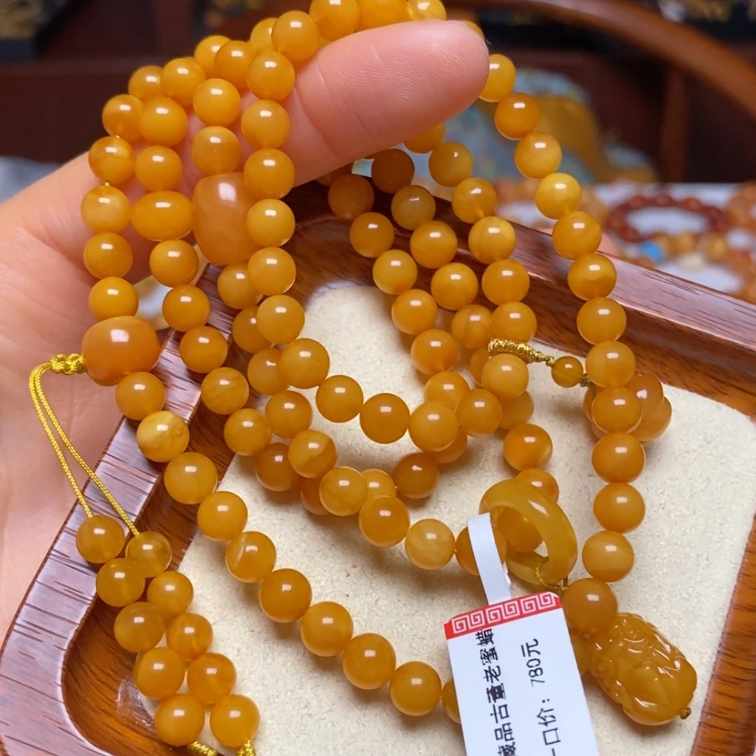 【闪购商品】蜜蜡手链未镶嵌手串