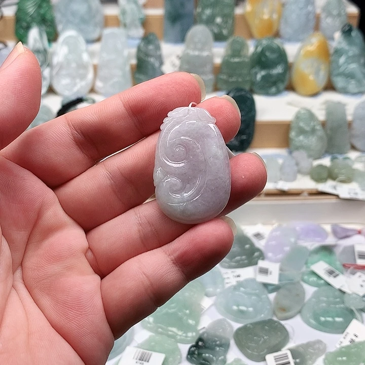 吊坠(不含链)未镶嵌翡翠93如意