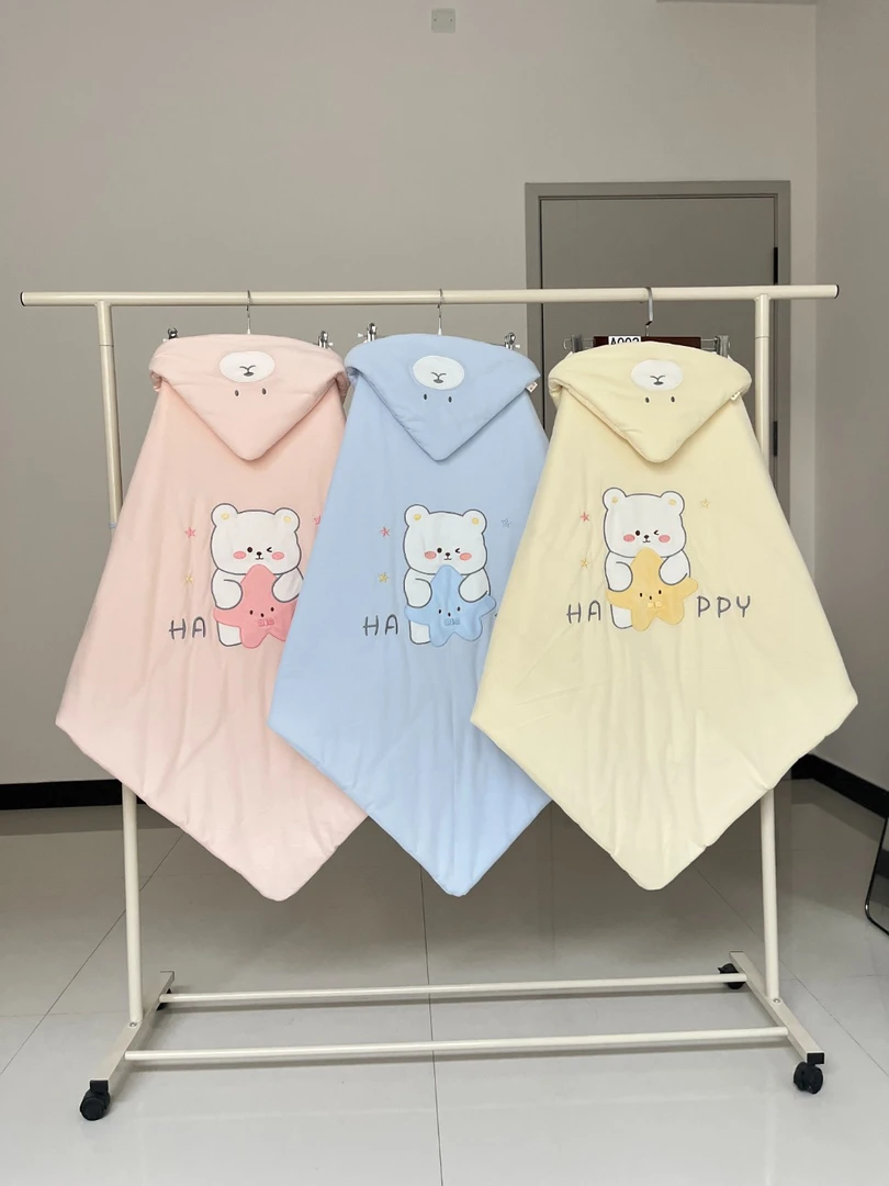 直播FL纯棉新生儿抱被