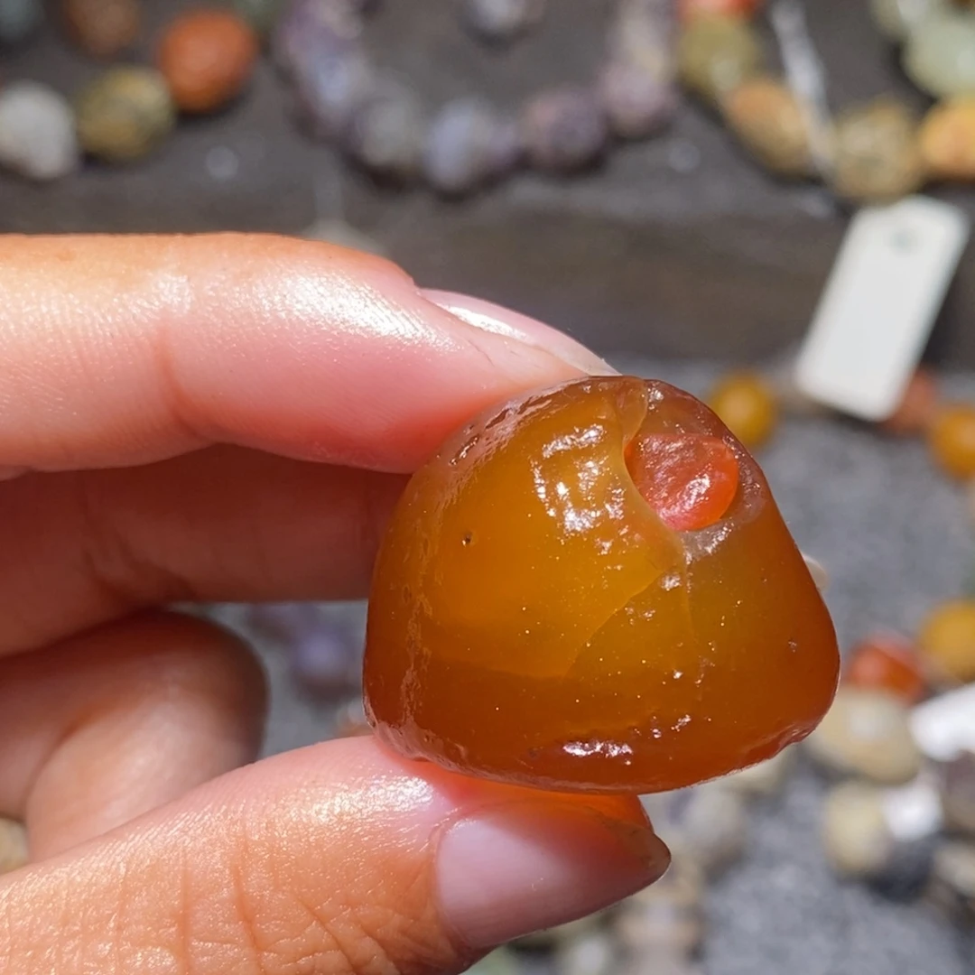 未镶嵌玛瑙/玉髓珠宝半成品