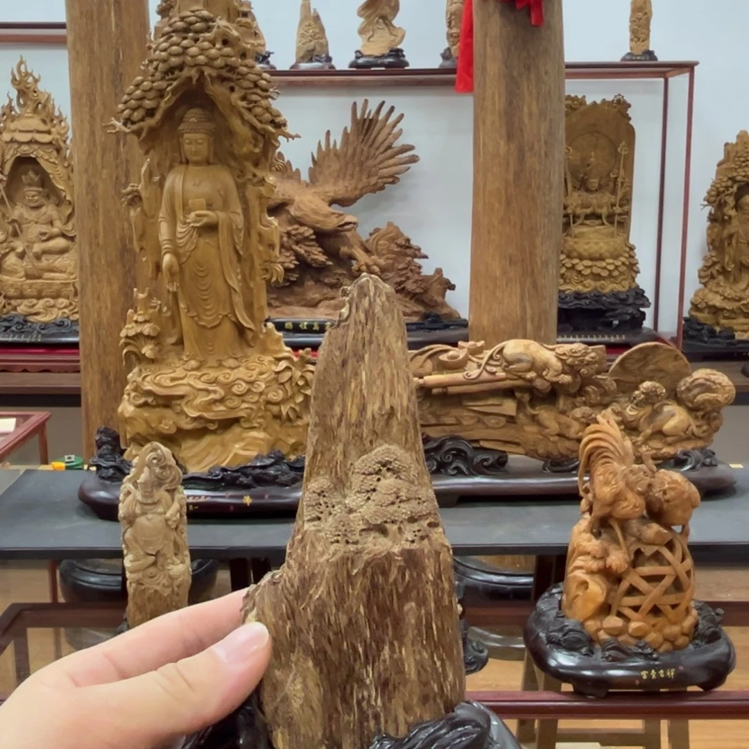 香包迎客松松下会友沉香