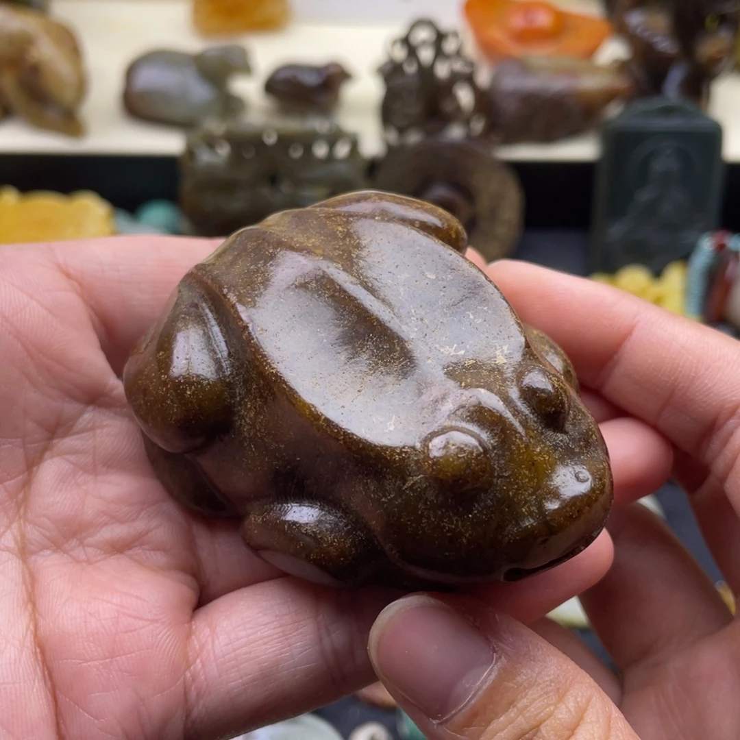 未镶嵌蛇纹石玉颈饰45