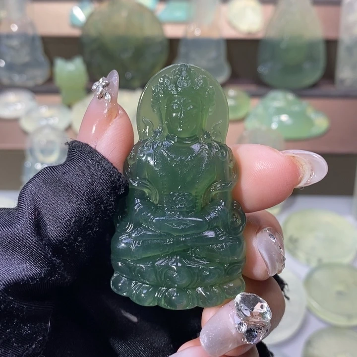 岫玉吊坠未镶嵌吊坠