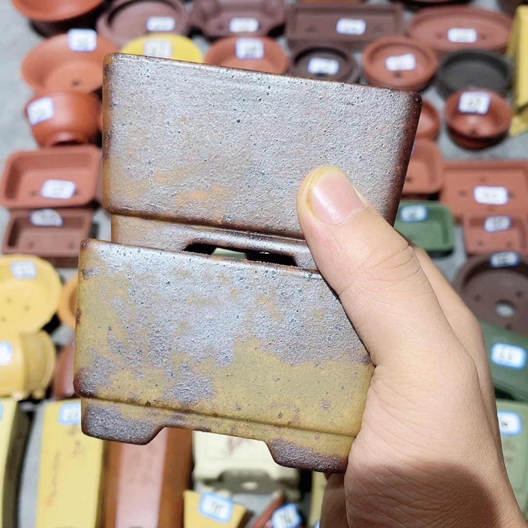 紫砂小盆7.5*4两个