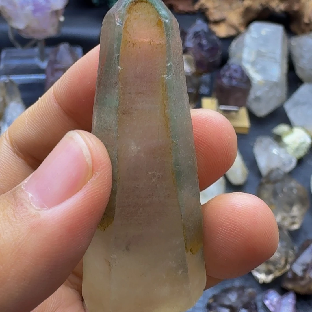 石材幽灵水晶原石