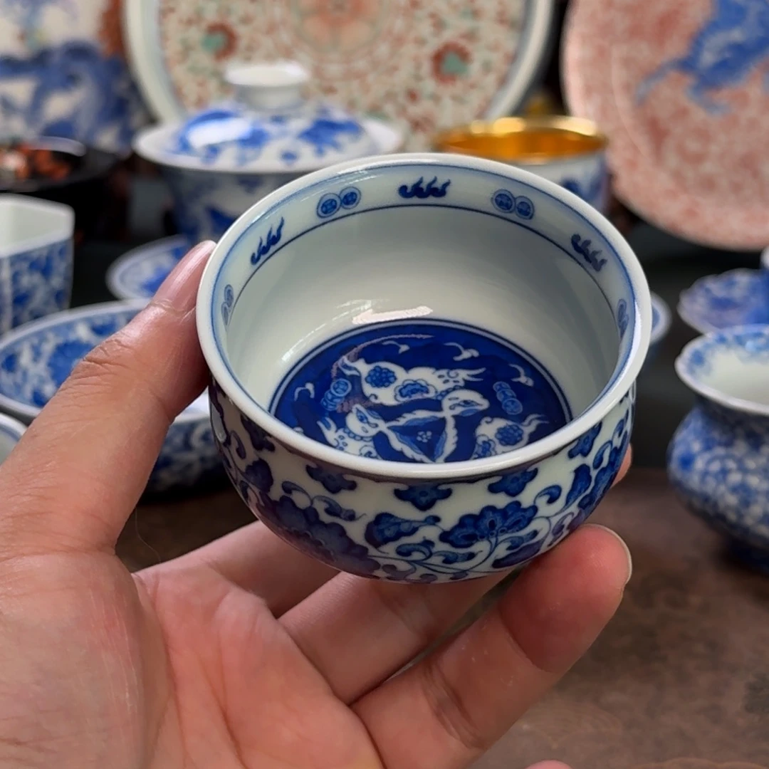 纯手工手绘陶瓷茶具