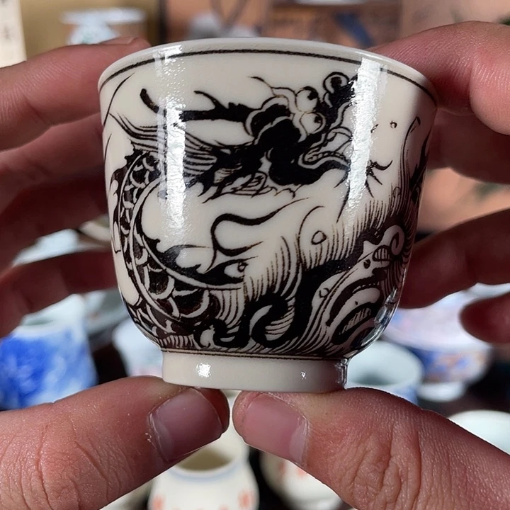 瓷摆件景德镇陶瓷老陶