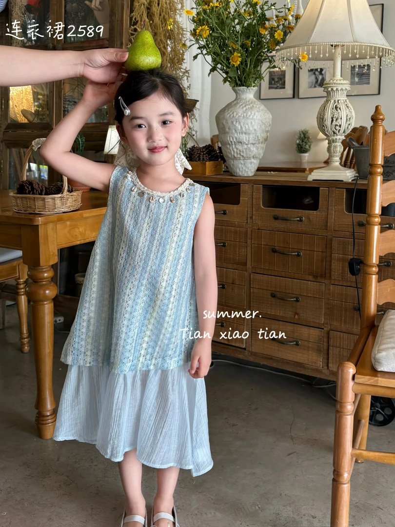 【自营｜花苞灯笼裙 超薄透气】儿童连衣裙秋季纱裙010524030