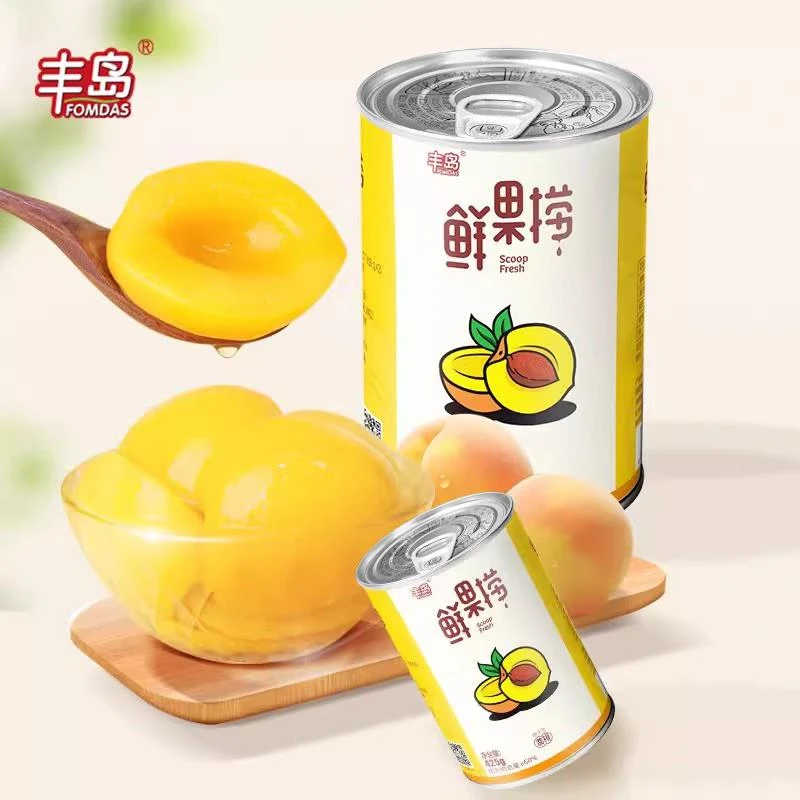丰岛鲜果捞黄桃罐头425g*4罐