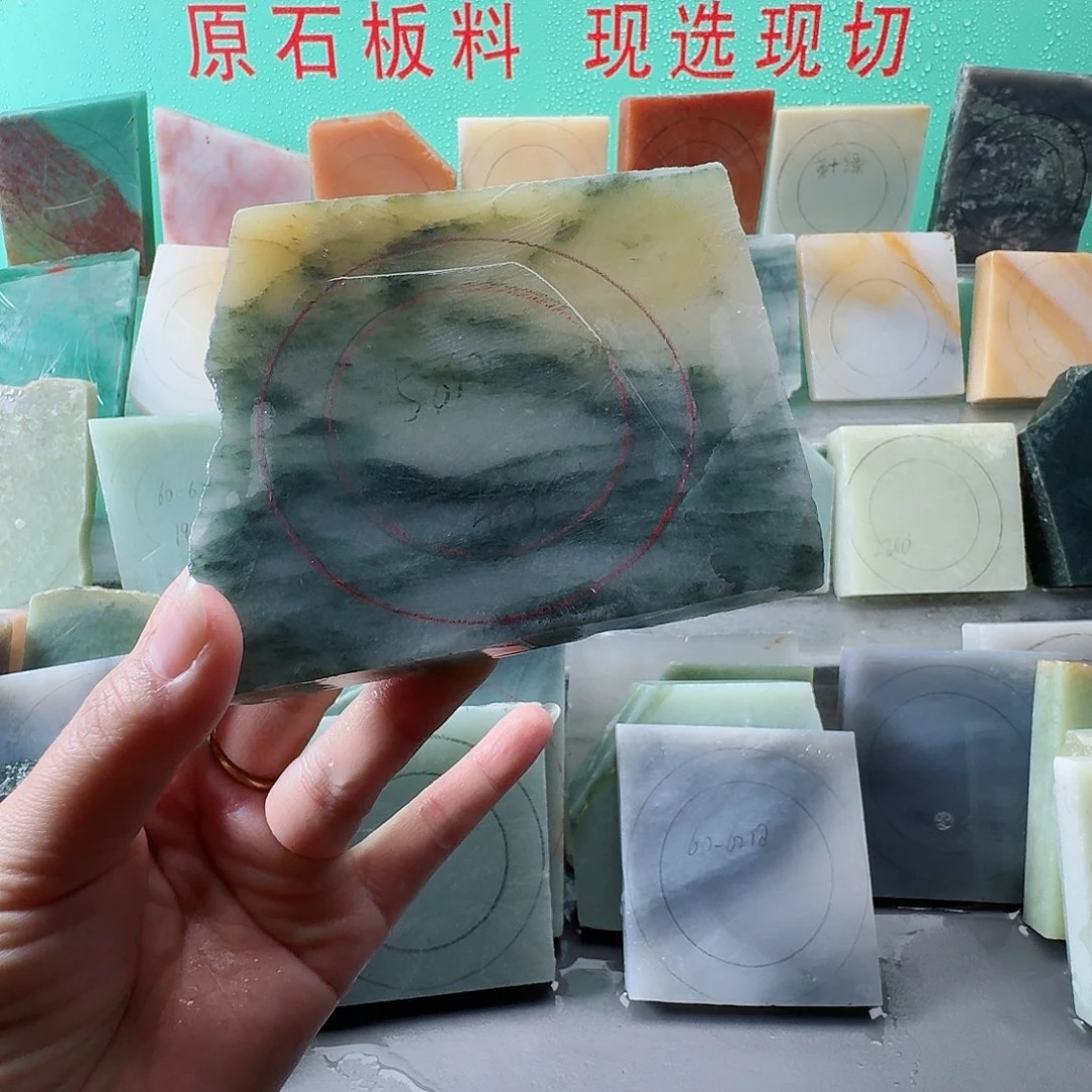 石英质玉（金丝玉）未镶嵌手镯手镯定制