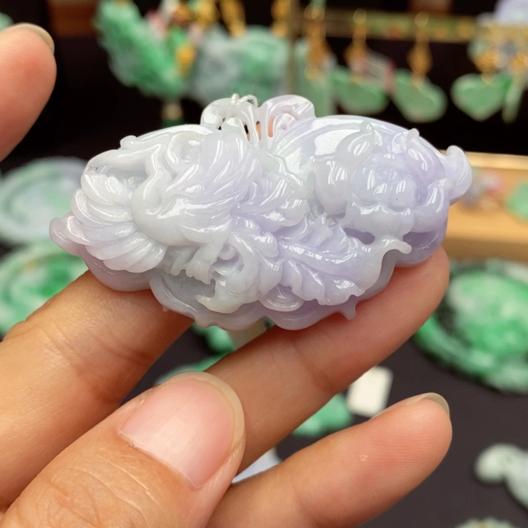 翡翠未镶嵌颈饰翡翠吊坠