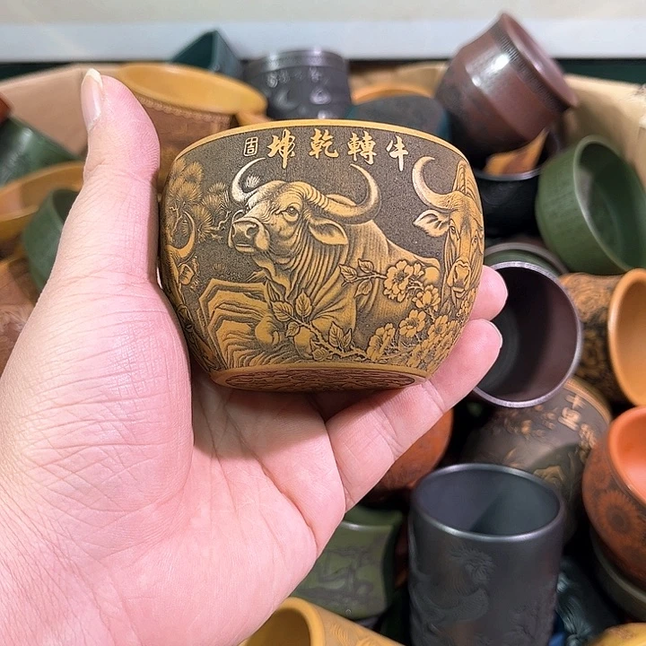 茶杯紫砂全手工紫砂主人杯