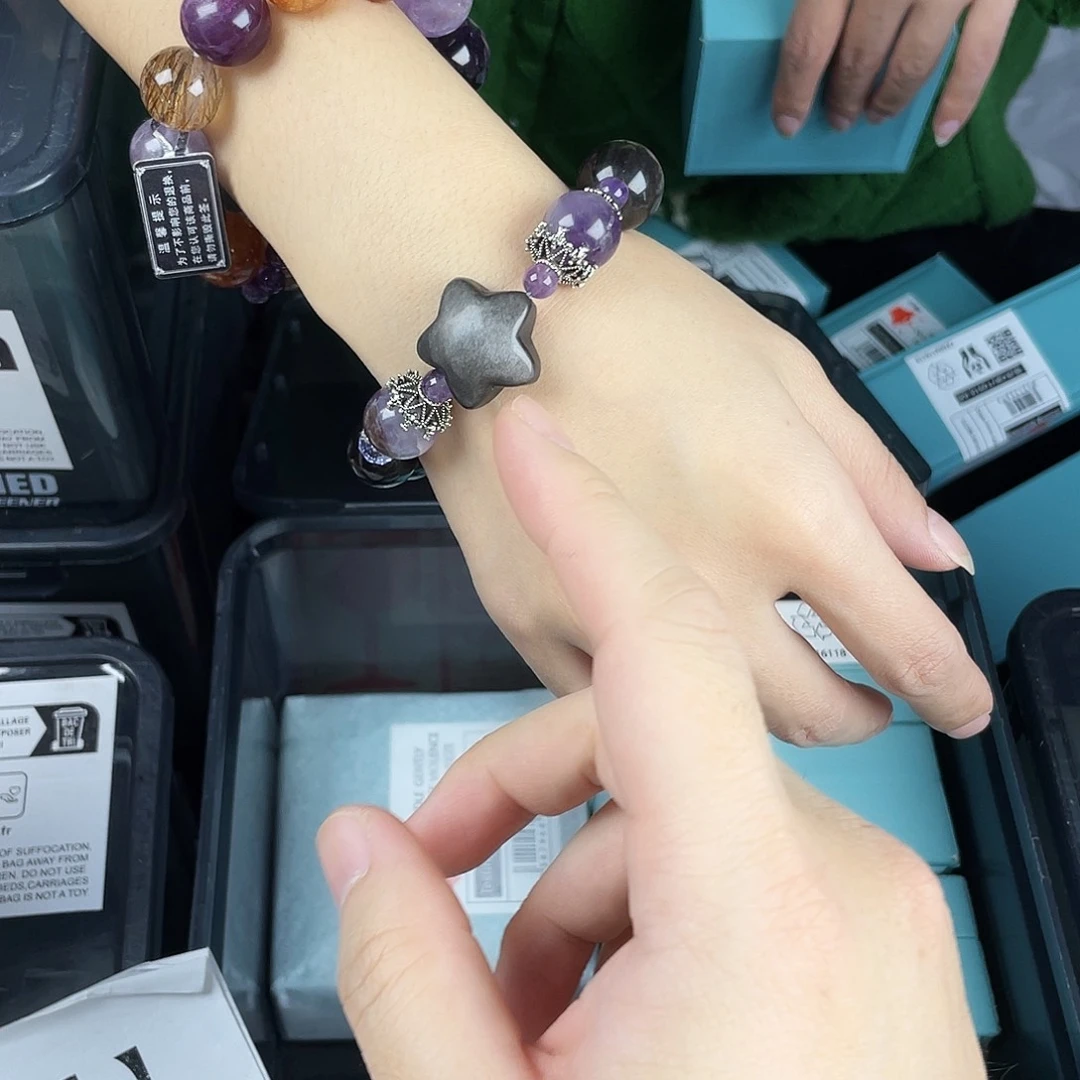 银S925镶嵌手链水晶