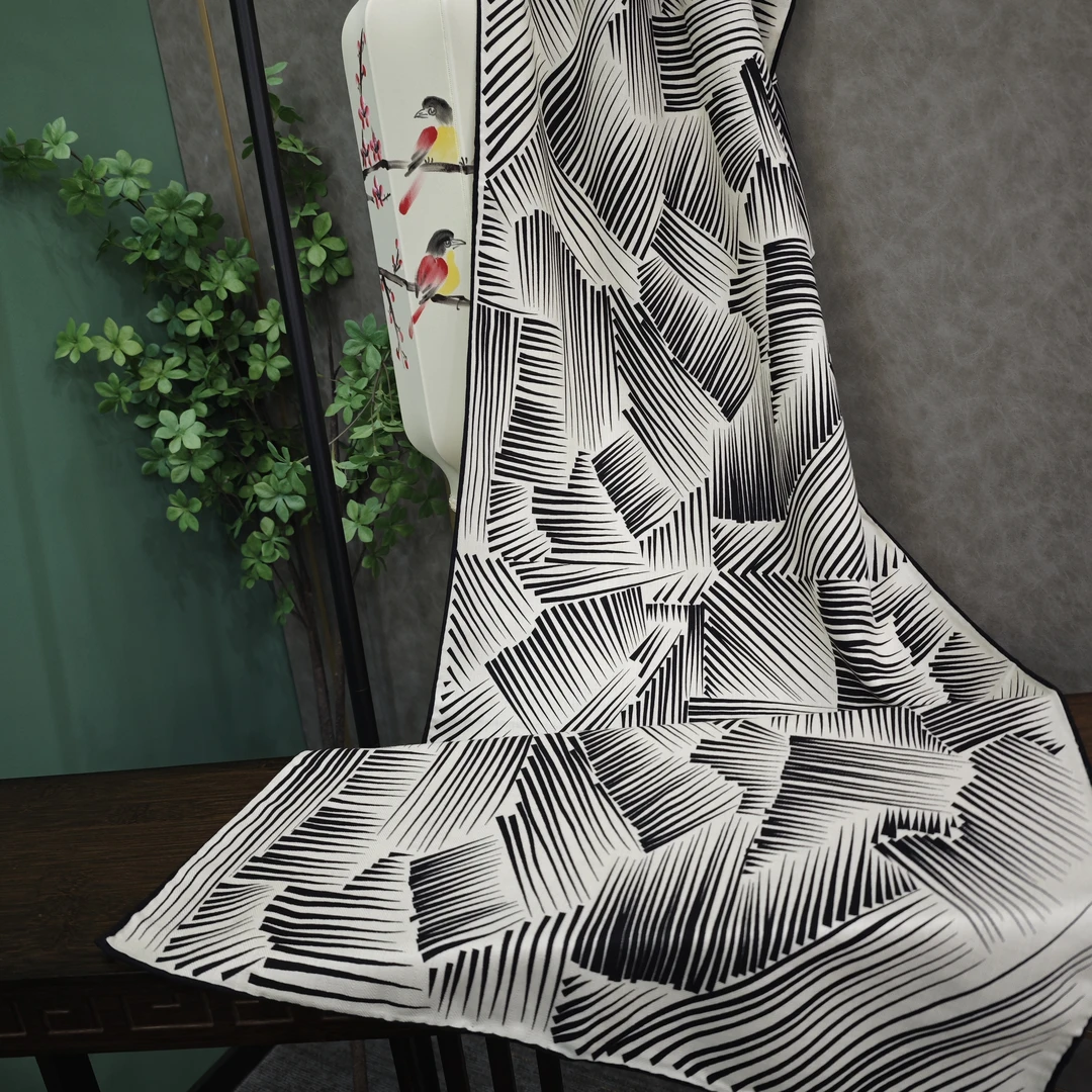 帝妃丝绸【】新款长巾丝毛桑蚕丝真丝丝巾