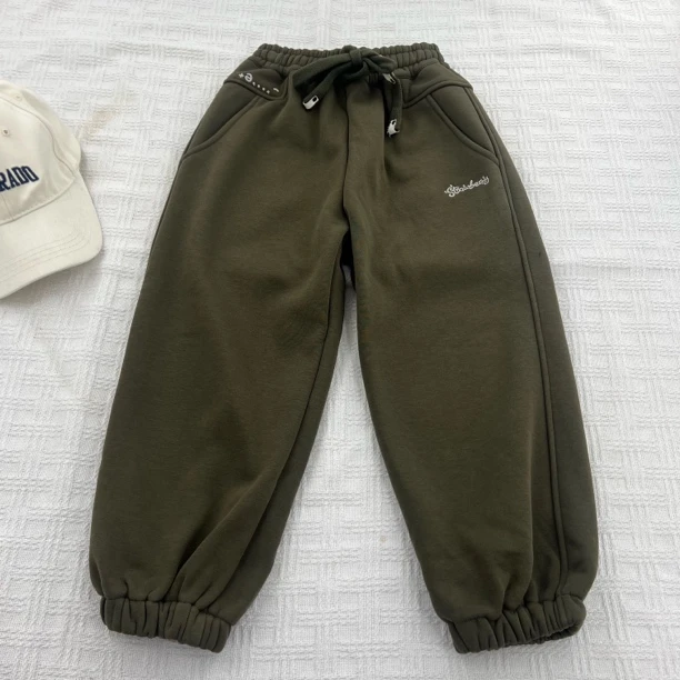 20508高端潮流时尚新品童装时尚加绒休闲裤B11-2-3