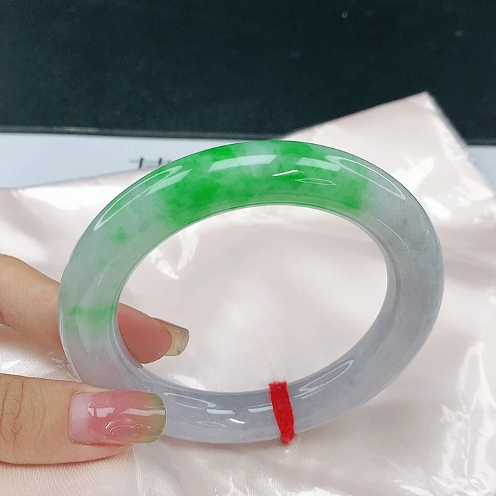 翡翠未镶嵌手镯圈59.5，12014