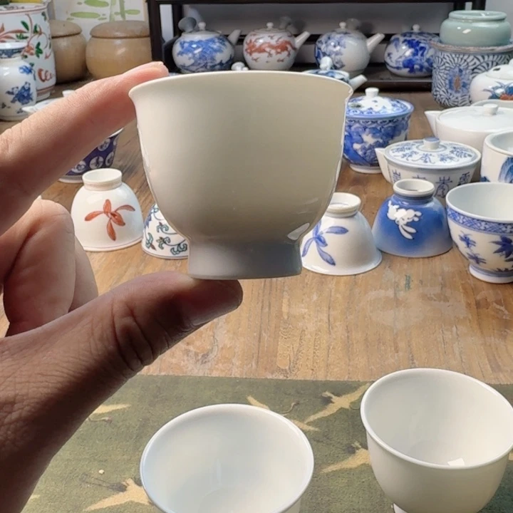 青花瓷器杯子茶具
