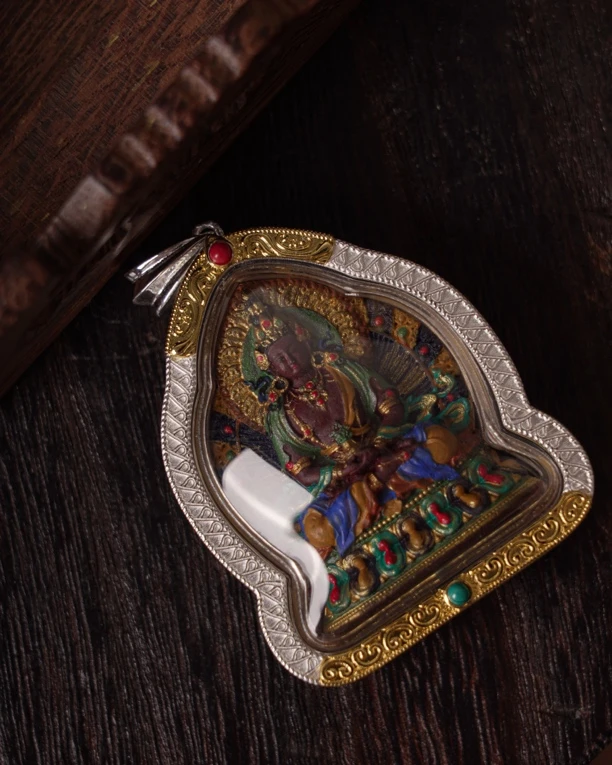 吊坠925银树脂 【椿龄无尽】长寿 手工制作擦擦随身项链