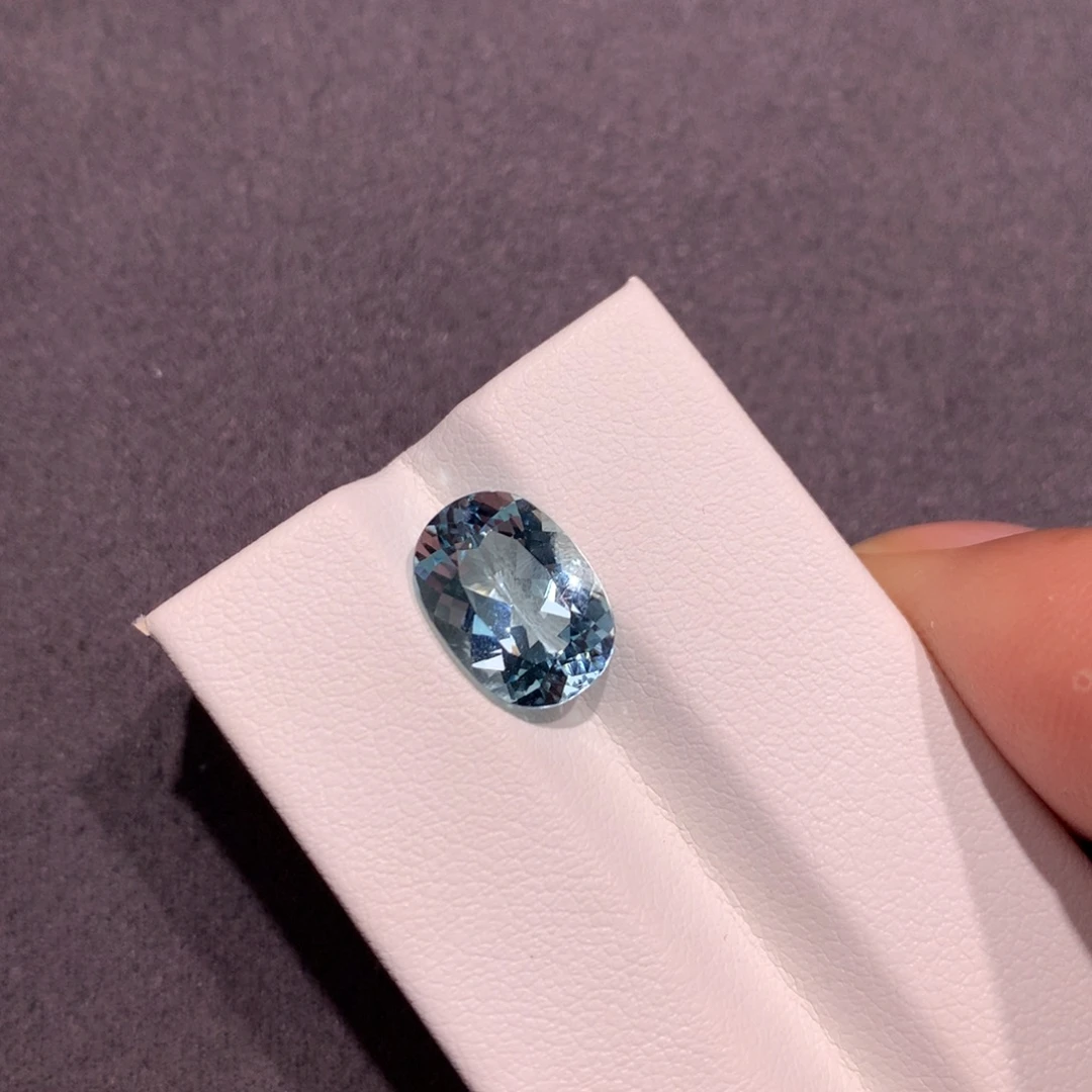 裸石海蓝宝石3克拉圣玛利亚