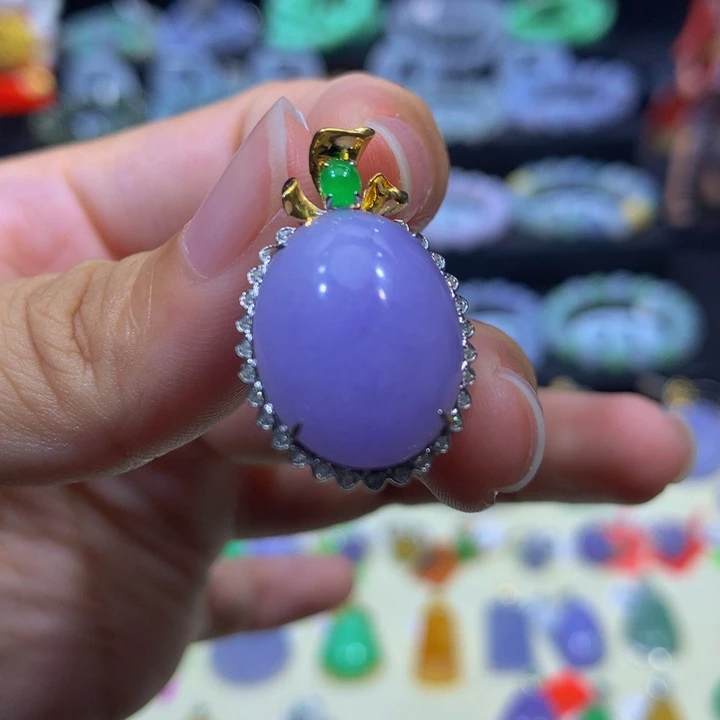 深***邃翡翠18K金镶嵌手链翡翠26.6 18.1 14.2 8.9