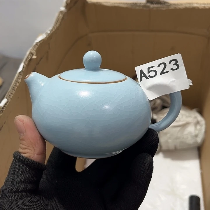 瓷片茶摆件工艺品摆件666
