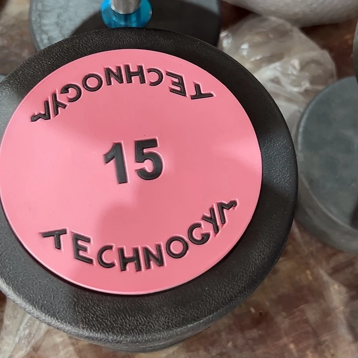 全新纯钢哑铃泰诺15公斤一对