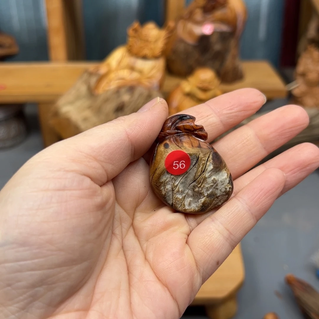 德***子木崖柏木摆件手把件，