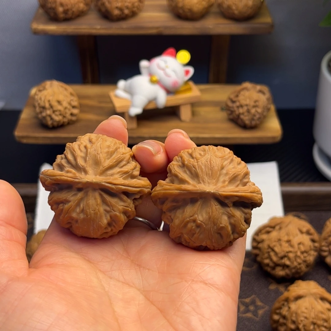 把件文玩核桃宫灯 44 全品白茬