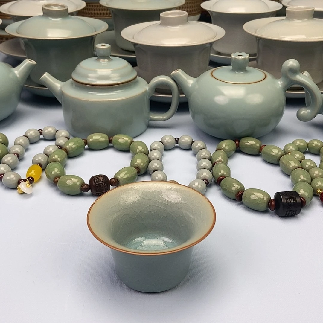 杯仿古马蹄杯原矿原釉原产地