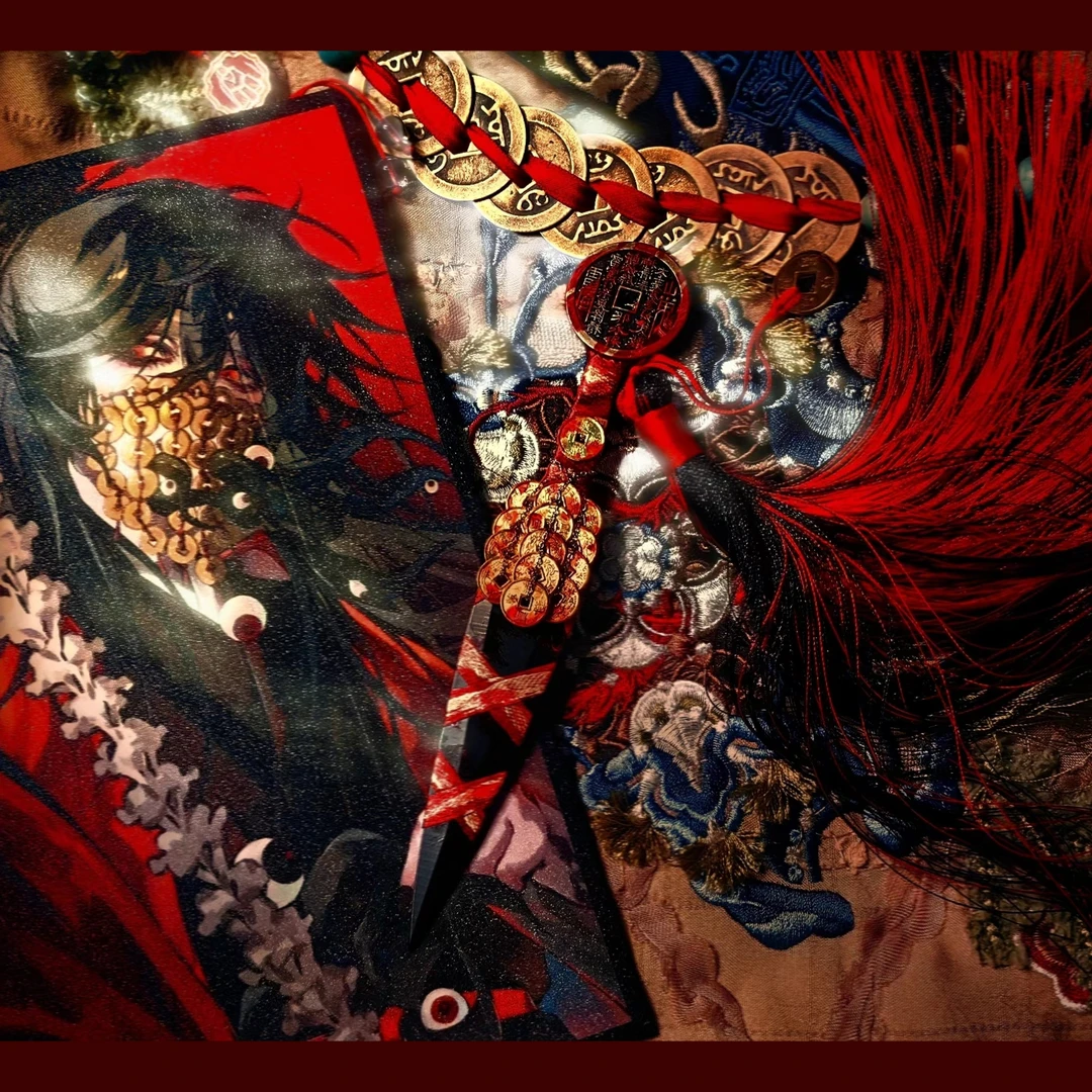 【赞德拉手作】原创李火旺印象主题设计苦无手作刀国风小众礼物摆件