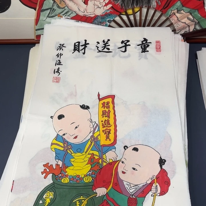 国画禅意画手绘作品