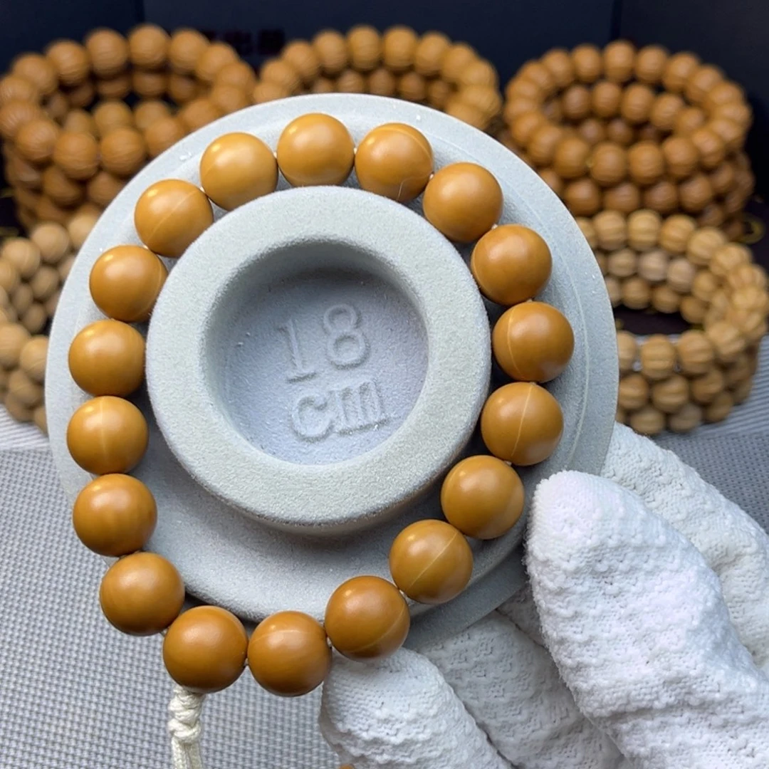 猴头核桃手串正圆光珠